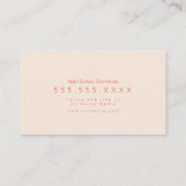 Groovyメイクはっきりしたアップサロン爪、 ネイルトレンディー 名刺 (裏面)