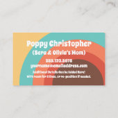 Groovyモダンレトロブライトはデートしよう遊 コーリングカード (裏面)