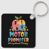 Groovyモー素晴らしタプロモーター職業セラピーOT キーホルダー (裏面)