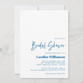 Groovyライカラフルンユニークレトロブライダルシャワー 招待状 (正面)