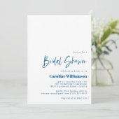 Groovyライカラフルンユニークレトロブライダルシャワー 招待状 (スタンド正面)