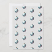 Groovyリトルクリスマスディスコセージクリスマスパーティー 招待状 (裏面)