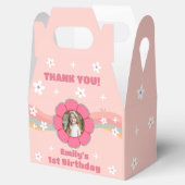 Groovyレインボーバースデーパーティーの好意ボックス フェイバーボックス (オープン)