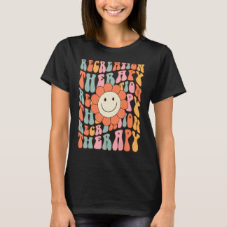 GroovyレクリエーションセラピーセラピストRT月 Tシャツ