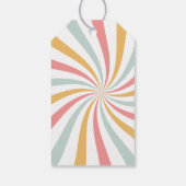 Groovyレトロありがとう ギフトタグ (裏面)