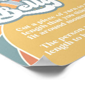 Groovyレトロどのように大きいママのベリーシャワーゲーム ポスター (角)