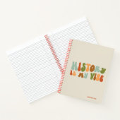 Groovyレトロの歴史は私のヴィベ、歴史家 ノートブック (内部)