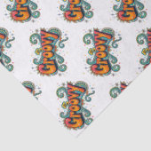 Groovyレトロサイケデリック70sヒッピーファンキーアート 薄葉紙 (詳細)