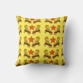 Groovyレトロスケートパターン クッション (裏面)