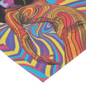 Groovyレトロテーブルランナー ショートテーブルランナー (コーナー)