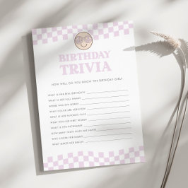 Groovyレトロハッピーガールズ1stバースデートリビアゲーム