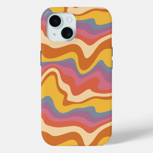 Groovyレトロパターン Case-Mate iPhoneケース (裏面)