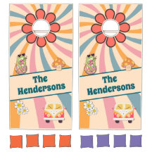 Groovyレトロヒッピーデザインとフラワーパワーおもしろい