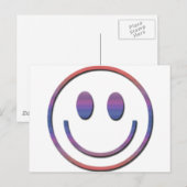 Groovyレトロフェース ポストカード (正面/裏面)