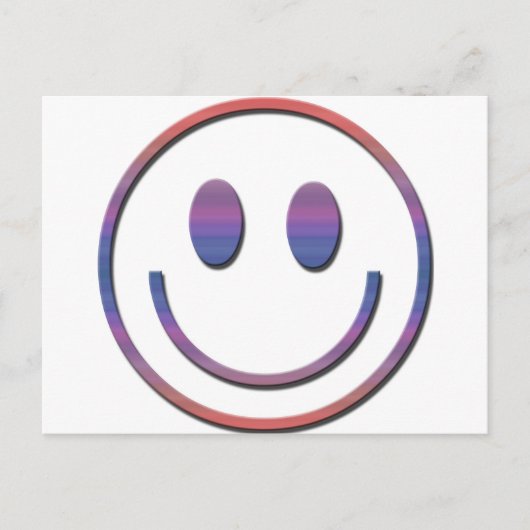 Groovyレトロフェース ポストカード (正面)