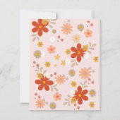 Groovyレトロフローラサンキューカード サンキューカード (裏面)