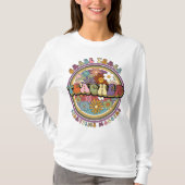 Groovyレトロフローラデイジーグレード3先生名 Tシャツ (正面)