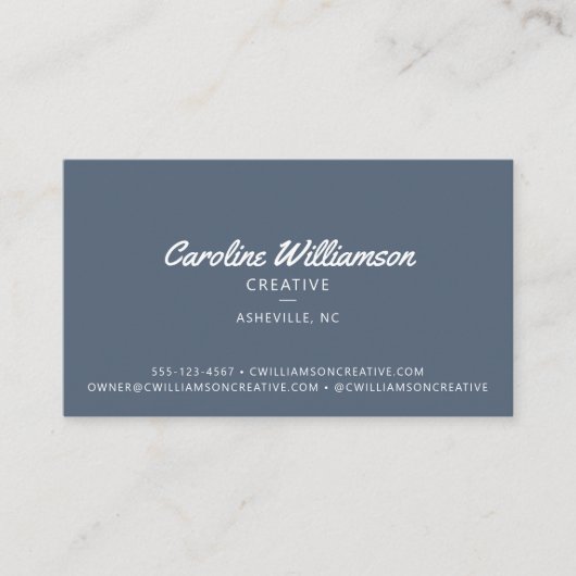 Groovyレトロブルーイエローウェーブライントレンディー 名刺 (正面)