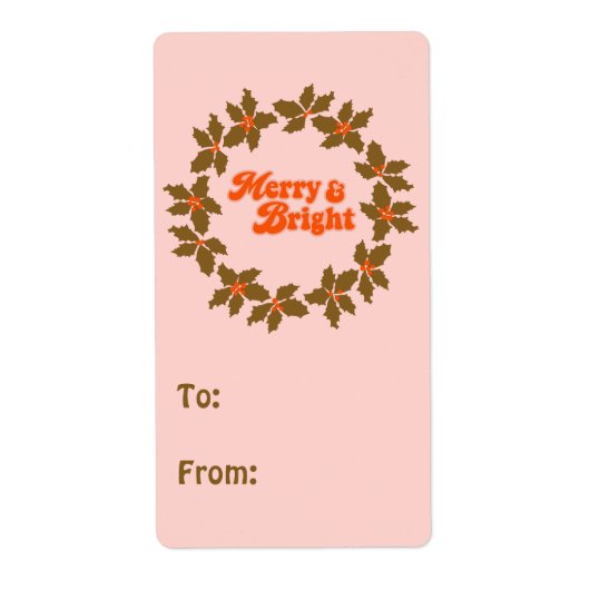 Groovyレトロメリー&ブライト ラベル (正面)