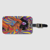 Groovyレトロラゲッジタグ ラゲッジタグ (正面横)