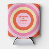 Groovyレトロヴィンテージ70年代サーク結婚ス 缶クーラー (正面)