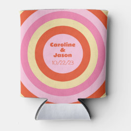 Groovyレトロヴィンテージ70年代サーク結婚ス 缶クーラー