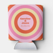 Groovyレトロヴィンテージ70年代サーク結婚ス 缶クーラー (裏面)