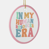 Groovyレトロ人事プロフェッショナルギフト セラミックオーナメント (右)