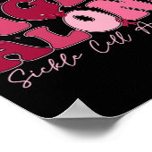 Groovyレトロ彼は唯一の鎌状赤血球Awと戦わない ポスター (角)