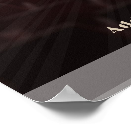 Groovyレトロ映画ナイトホームシネマシアター24/7 ポスター (角)