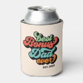 Groovyレトロ最高のボーナスパパEver Photo Faters Day 缶クーラー (缶正面)