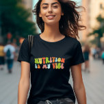 Groovyレトロ栄養は私のバイブ、栄養士 Tシャツ<br><div class="desc">Groovy 'nutrition is my vibe' Tシャツ。それは栄養士に素晴らしい贈り物だ。</div>