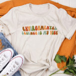 Groovyレトロ環境科学は私の生き方だ トライブレンドＴシャツ<br><div class="desc">レトロスタイル「環境科学は私のVibeである」Tシャツ。色を変えてもいい。</div>