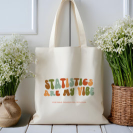 Groovyレトロ統計はMy Vibe、統計学者 トートバッグ