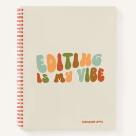 Groovyレトロ編集はMy Vibe、エディタ ノートブック