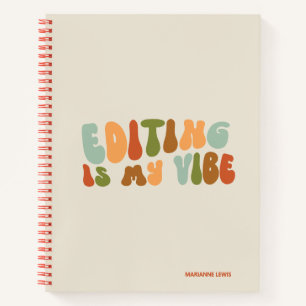 Groovyレトロ編集はMy Vibe、エディタ ノートブック