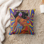 Groovyレトロ装飾用クッション クッション (ブランケット)