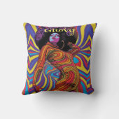 Groovyレトロ装飾用クッション クッション (裏面)