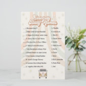 groovyレトロ赤ちゃんシャワーゲーム有名人の赤ちゃん名 (スタンド正面)