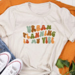 Groovyレトロ都市計画は私のヴィベ、プランナー トライブレンドＴシャツ<br><div class="desc">レトロスタイル「Urban Planning Is My Vibe」のTシャツ、都市プランナー。</div>