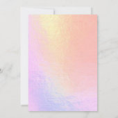 Groovyレトロ50thレッツディスコ誕生日パーティー 招待状 (裏面)