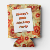 Groovyレトロ50th 60th誕生日ヴィンテージ写真 缶クーラー (裏面)