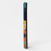 Groovyレトロ60s 70sフローラルパターンパーソナライズされた Case-Mate iPhoneケース (裏面/左)
