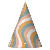 Groovyレトロ70の誕生日パーティハット パーティーハット (左)