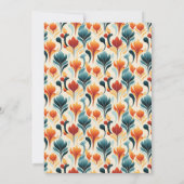 Groovyレトロ70sフローラ セーブザデート (裏面)