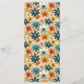 Groovyレトロ70sフローラ メニュー (裏面)