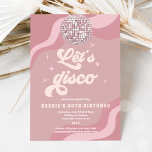 Groovyレトロ70sレッツディスコ誕生日パーティー 招待状<br><div class="desc">Groovyレトロ70s Let's Disco Birthday Party Invitationすべてのデザインは© PIXEL PERFECTパーティー株式会社</div>