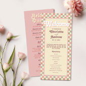 Groovyレトロ70s夏結婚式 プログラム