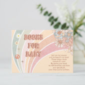 Groovyレトロ70s | Rainbow Books forベビー エンクロージャーカード (スタンド正面)