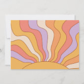 Groovyローラスケートフォト招待状 |スケートで滑る 招待状 (裏面)